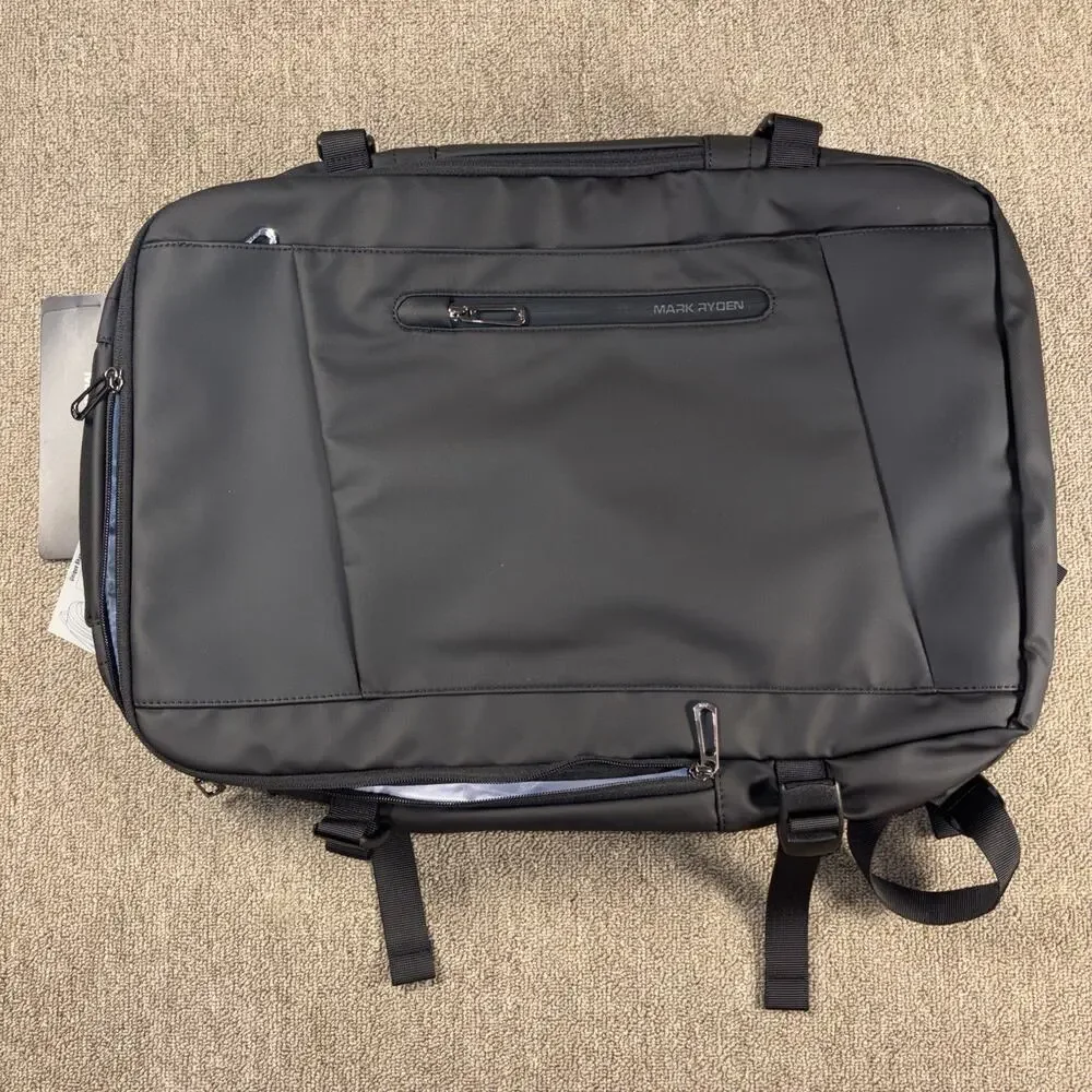 Mark Ryden Laptop Backpack for Men, Soft Shell Backpack- Black USB 20x14